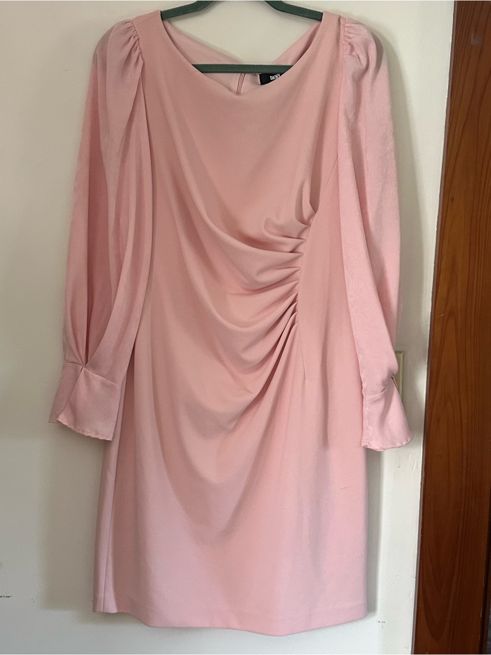 NWT DKNY blush pink formal dress